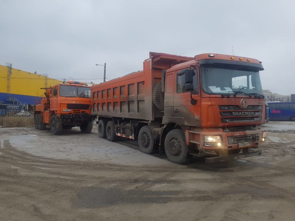 Щебень в Гатчине